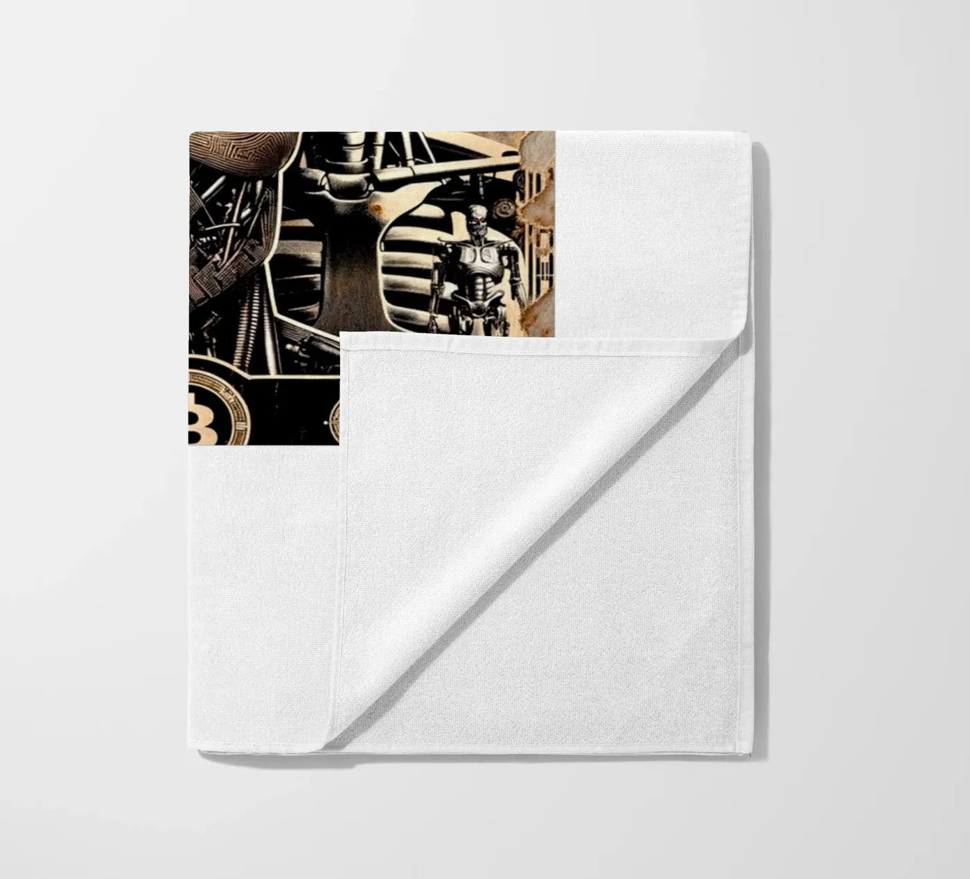 T_BTC strandhanddoek van Crypto_Jungle