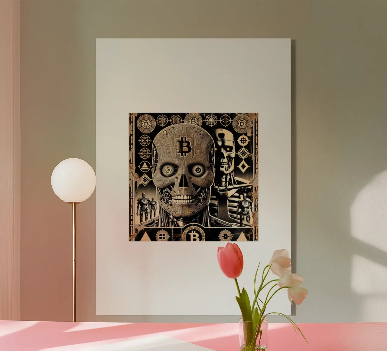 T_BTC Acryl-Glas von Crypto_Jungle