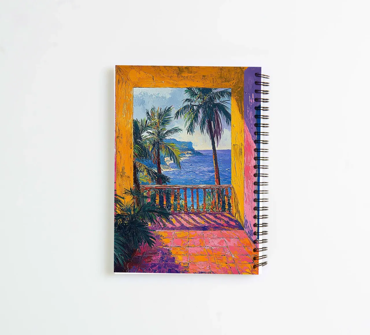 Colorfields of Emotion spiral notebook by Nikis Art Studio