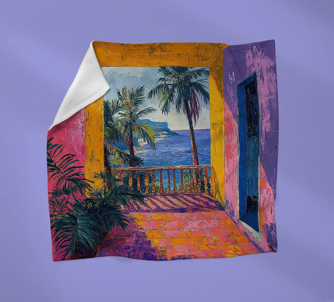 Colorfields of Emotion coperta in pile da Nikis Art Studio