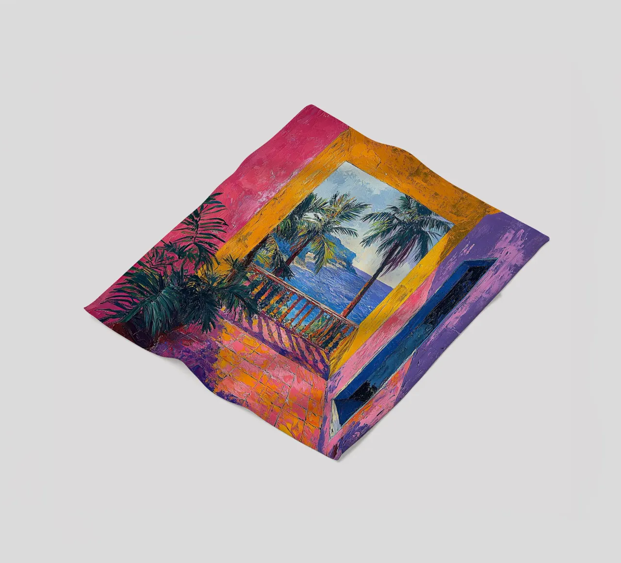 Colorfields of Emotion coperta in pile da Nikis Art Studio