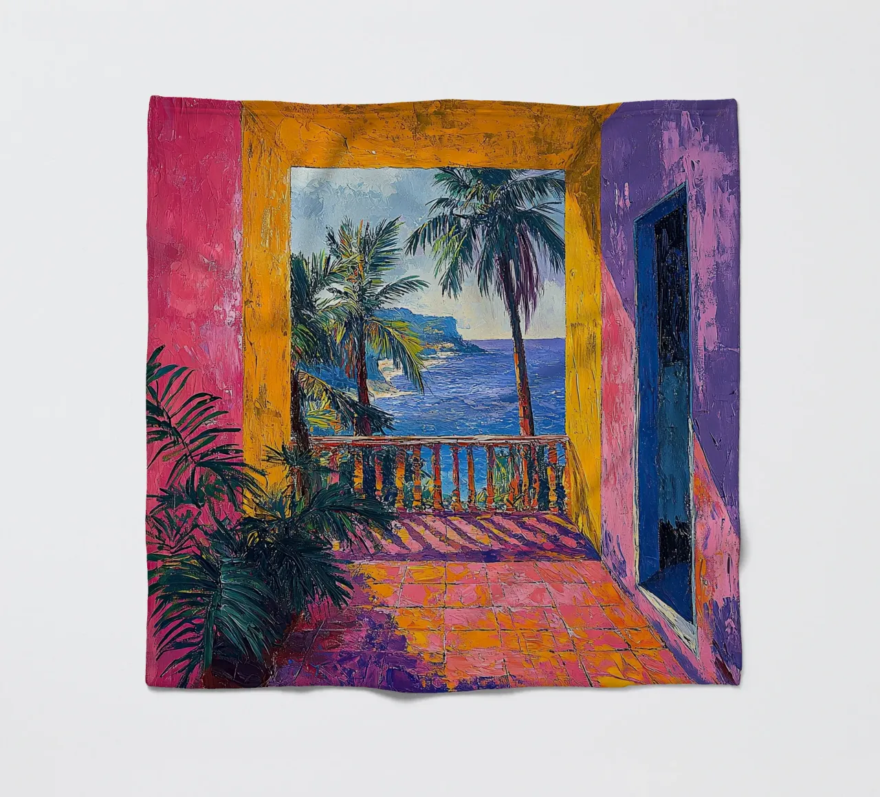 Colorfields of Emotion coperta in pile da Nikis Art Studio