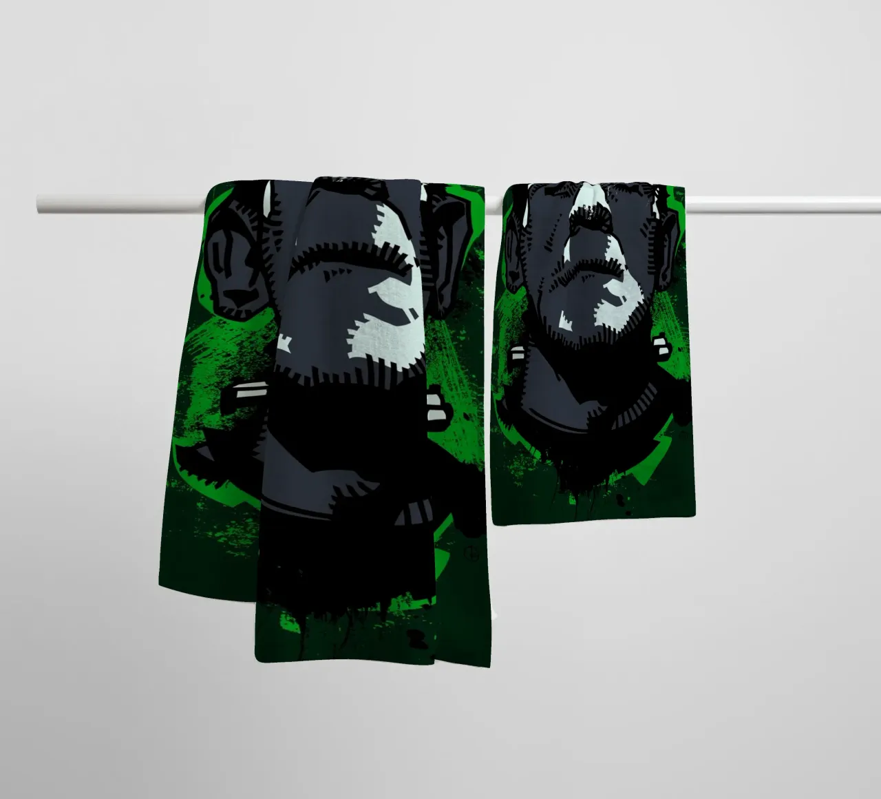 Frankenstein asciugamano da bagno da nabakumov
