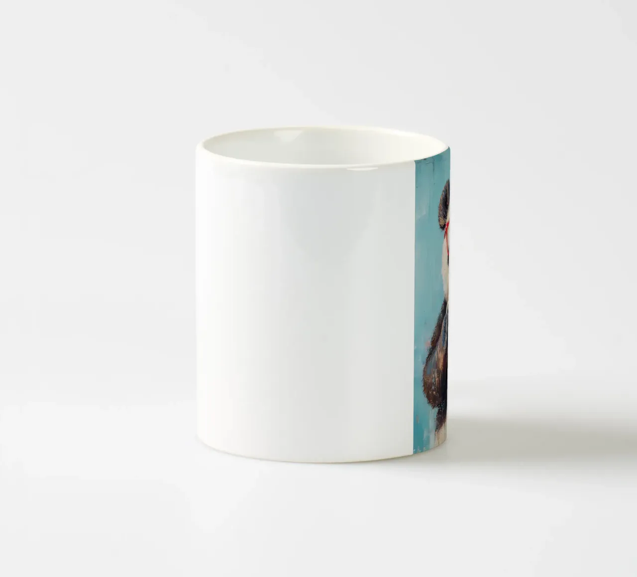 Panda con tazza tazza in ceramica da IamHomeStudio