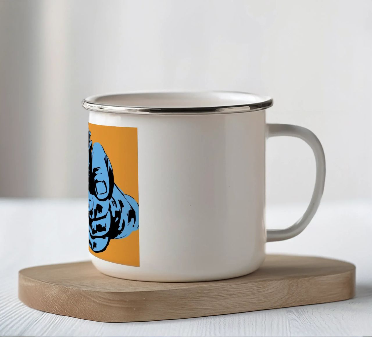 Gun 4 tazza in smalto da JRuggs