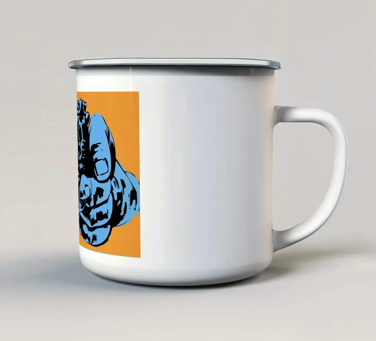 Gun 4 tazza in smalto da JRuggs