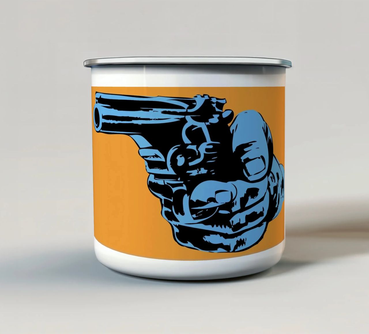 Gun 4 tazza in smalto da JRuggs