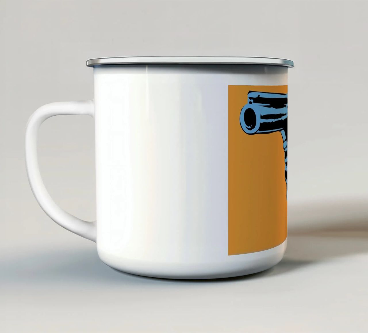 Gun 4 tazza in smalto da JRuggs