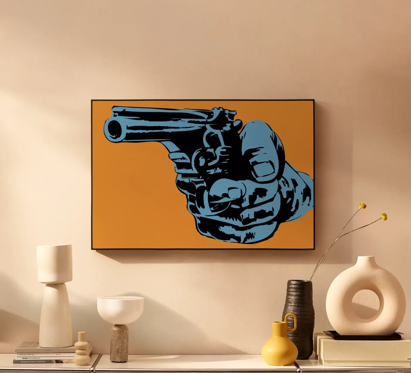 Gun 4 acrylic glass by JRuggs