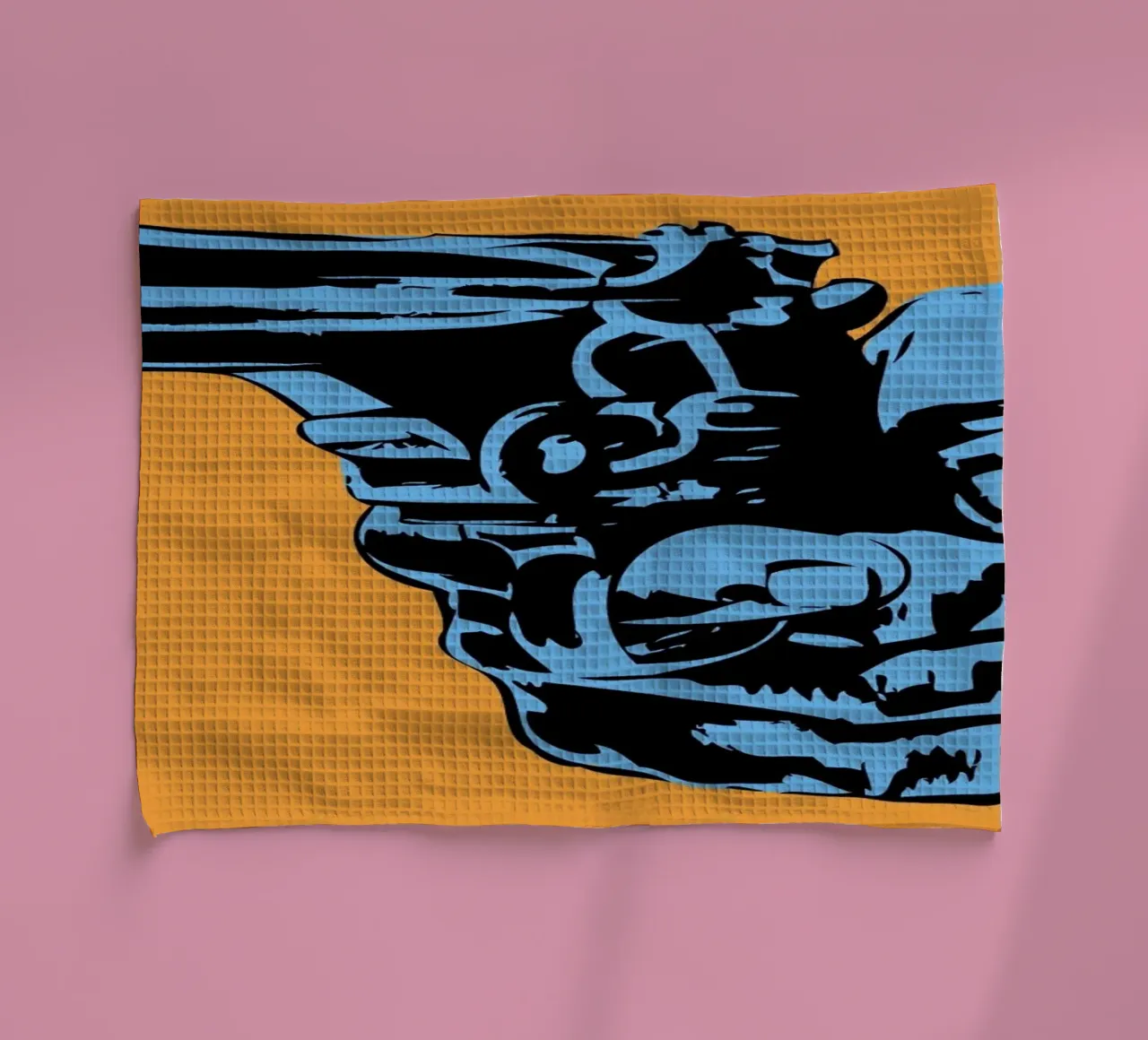 Gun 4 tea towel by JRuggs