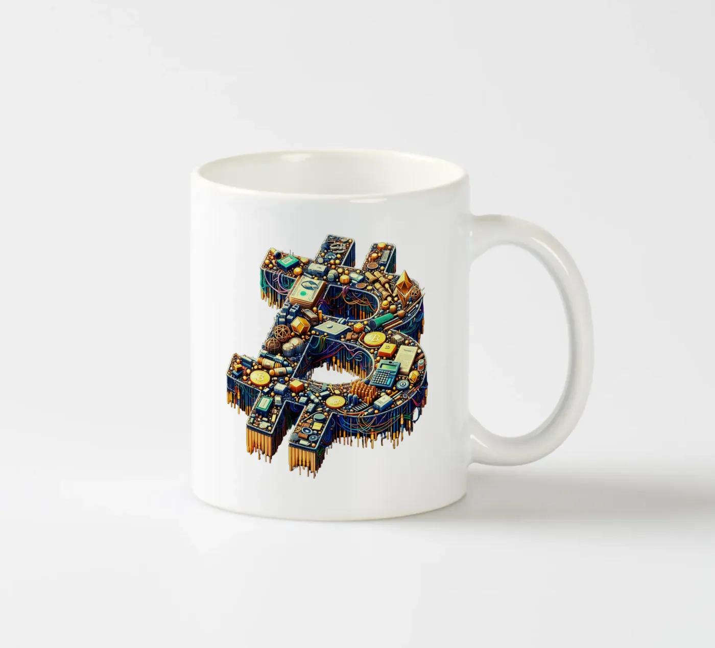 BTX-BTC ceramic mug by Crypto_Jungle