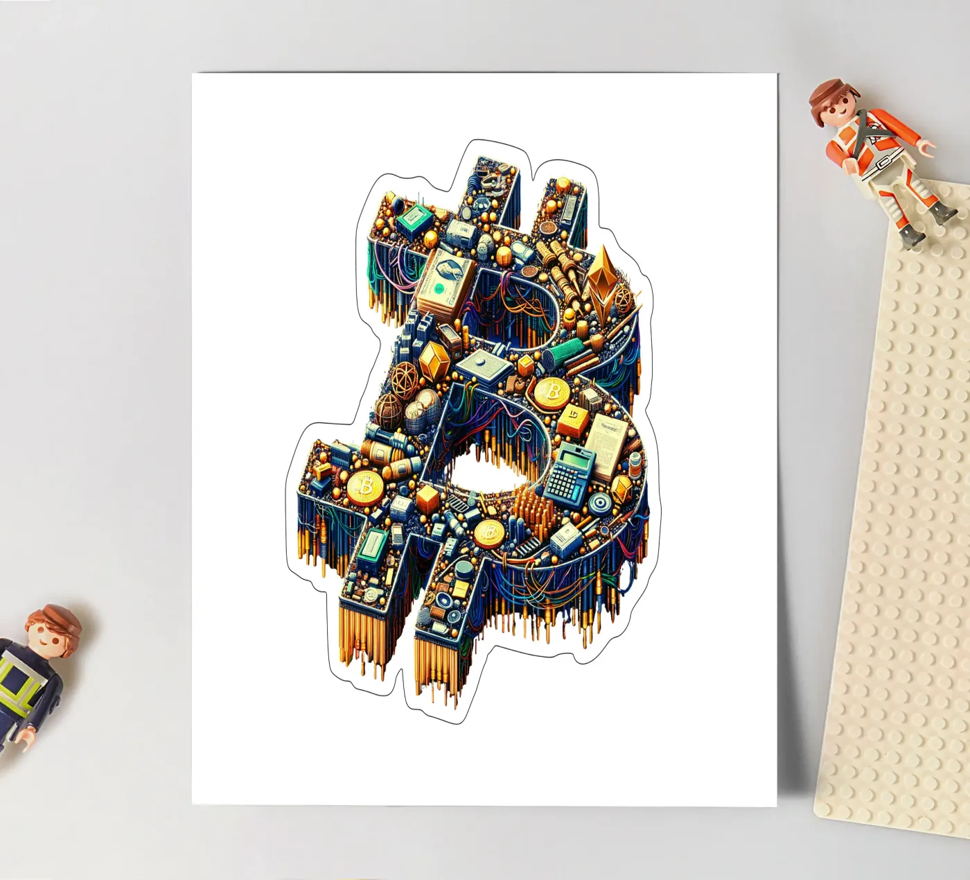 BTX-BTC sticker sheet by Crypto_Jungle