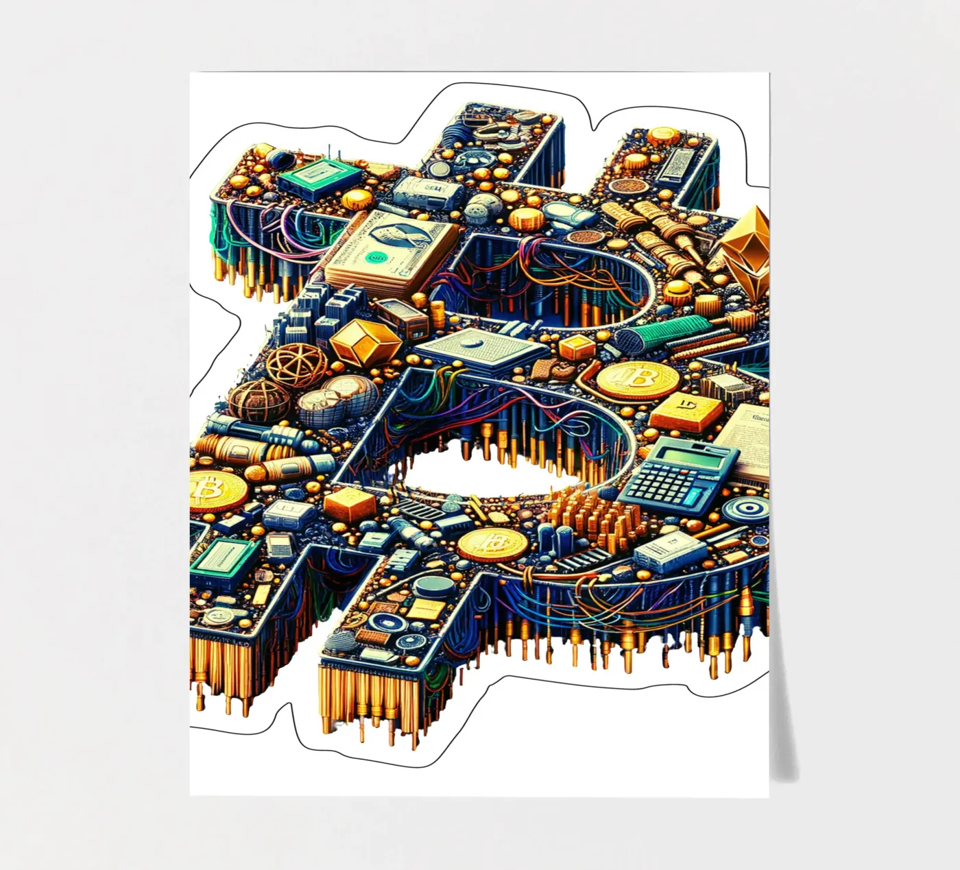 BTX-BTC sticker sheet by Crypto_Jungle