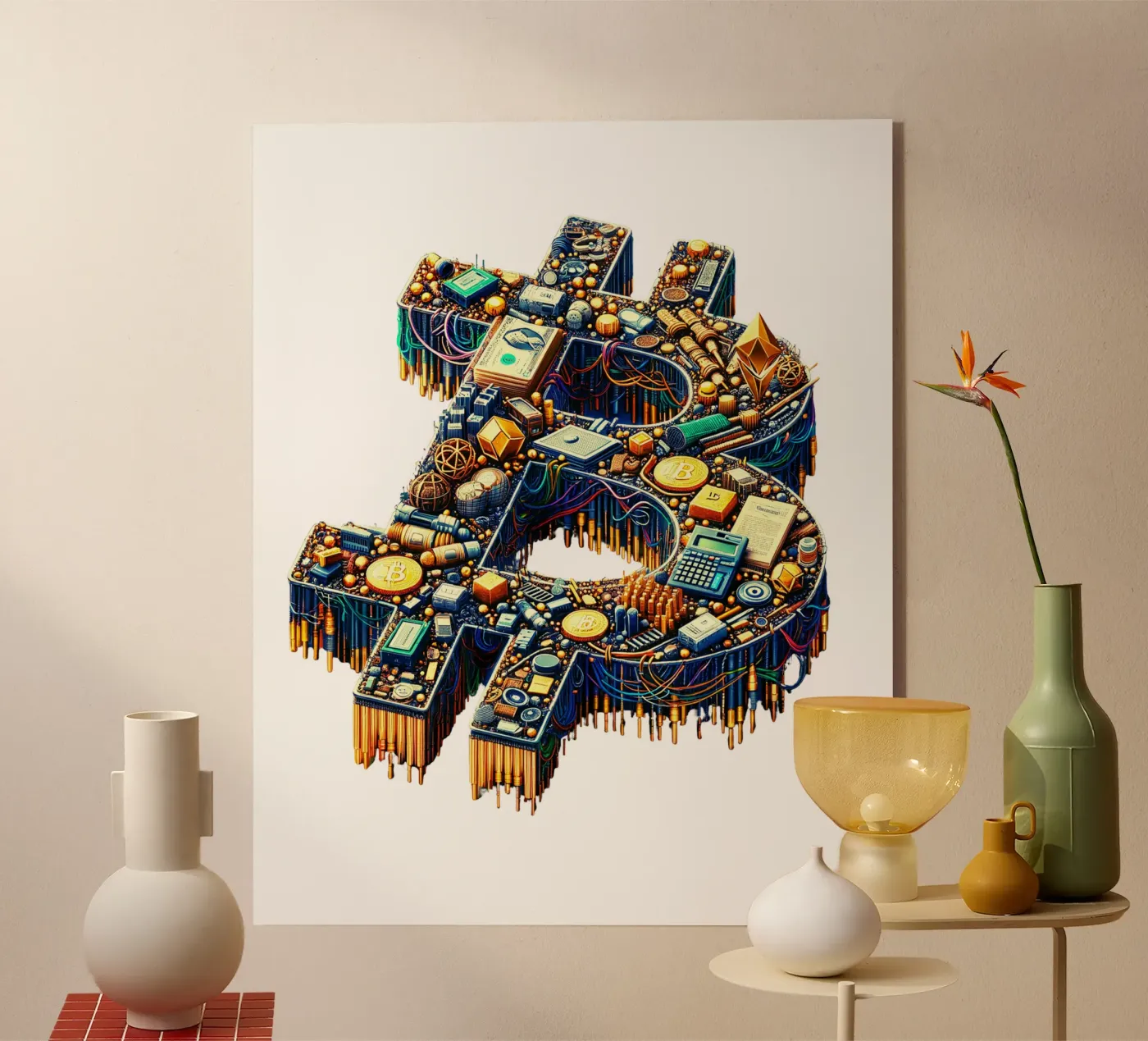 BTX-BTC plexiglas de Crypto_Jungle