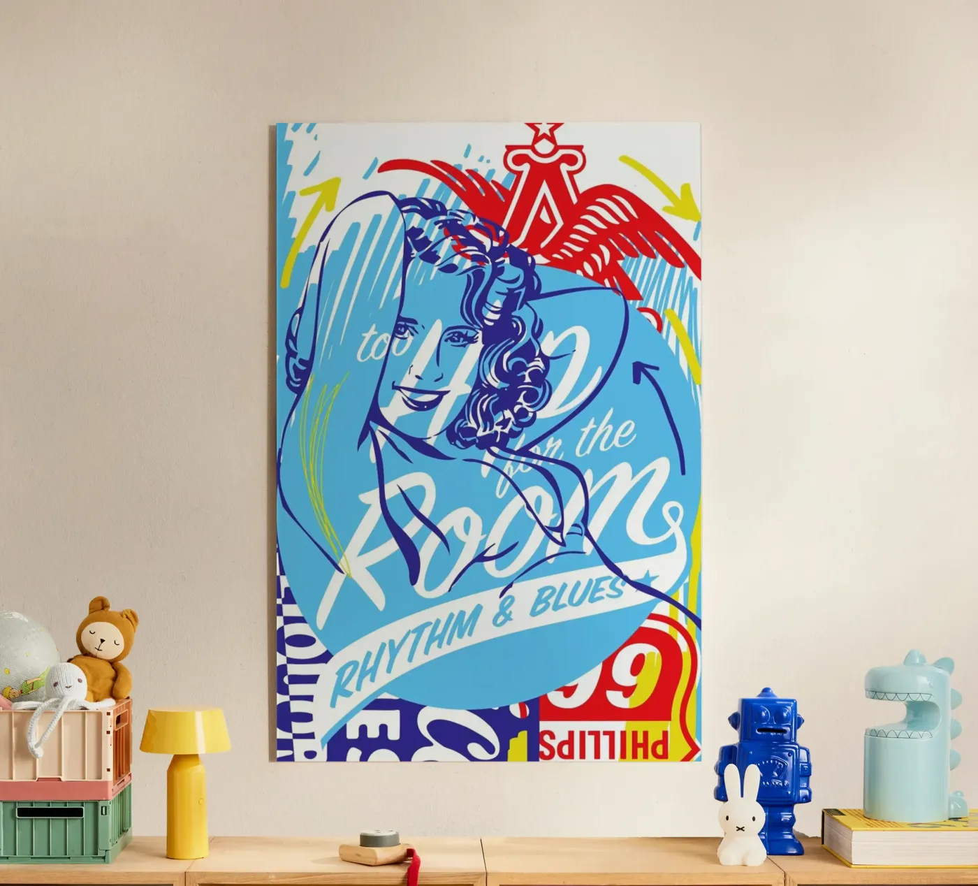 Too Hip Acryl-Glas von JRuggs