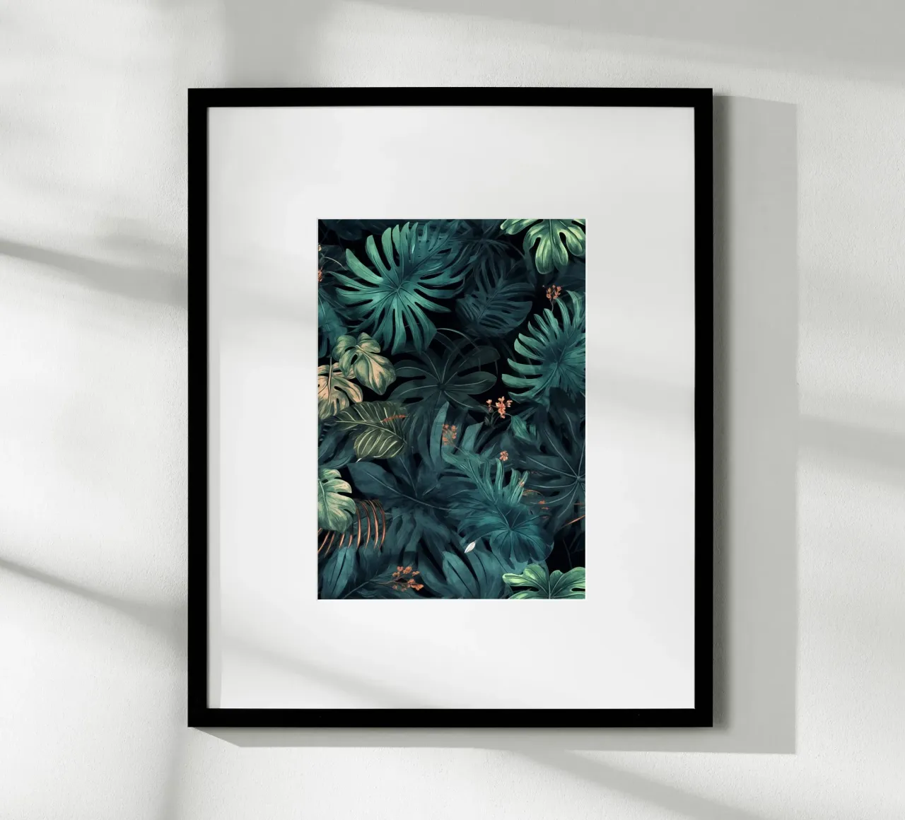 Natura fiori e foglie ad acquerello poster da Justyna Jaszke JBJart