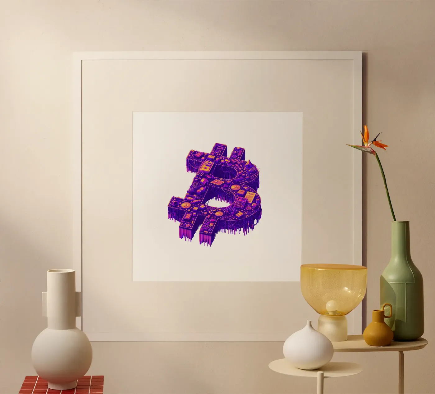 Violara_BTC poster by Crypto_Jungle