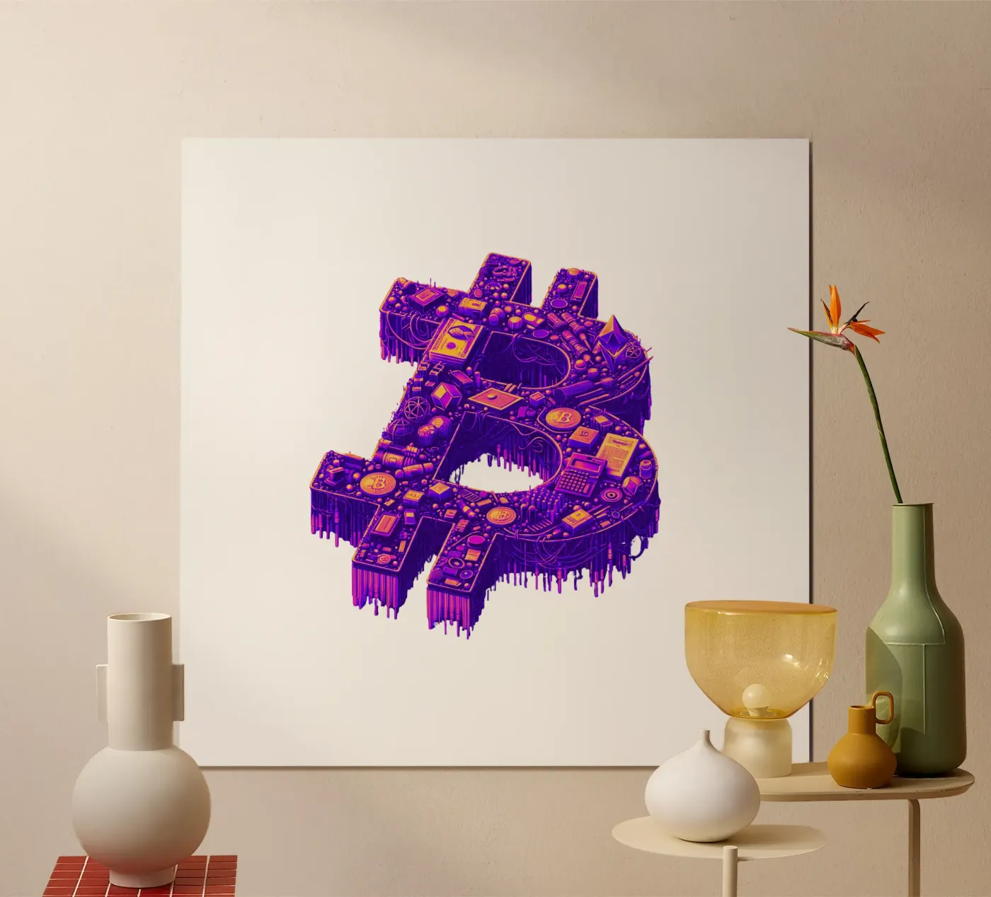 Violara_BTC poster by Crypto_Jungle