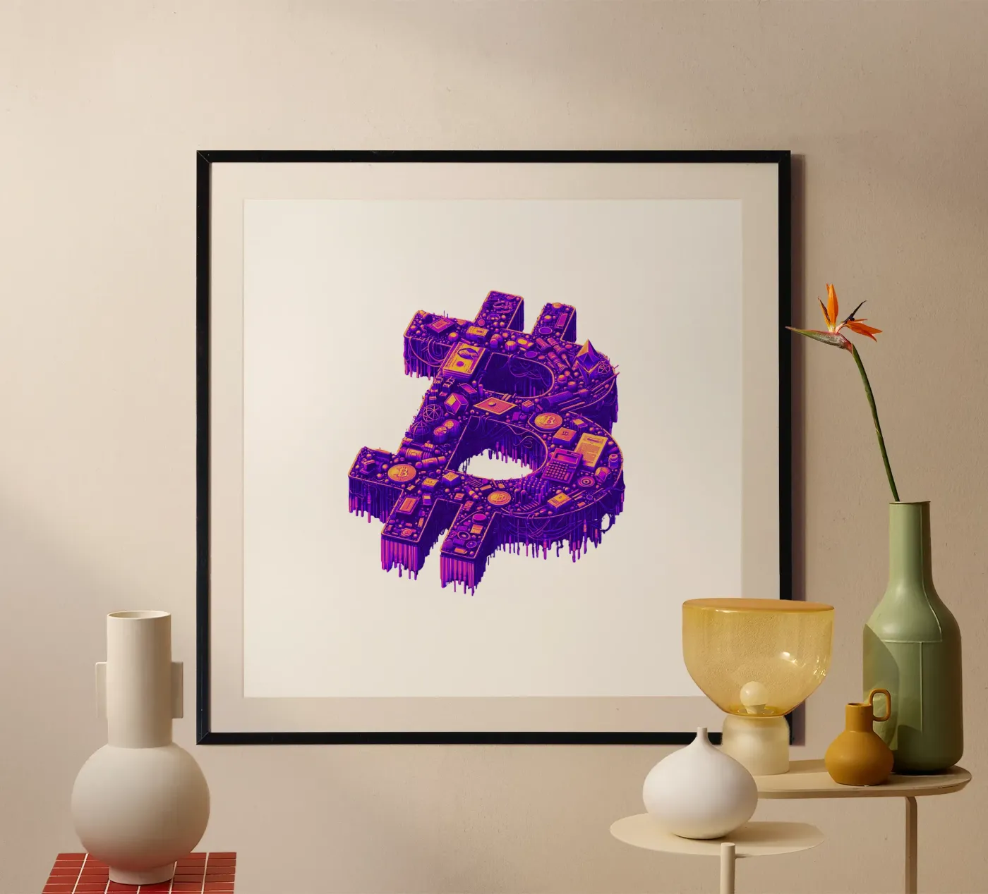Violara_BTC poster by Crypto_Jungle