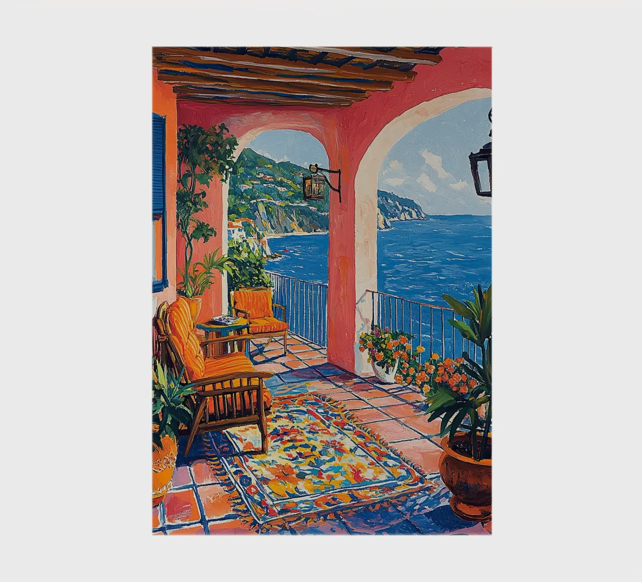 Henri Matisse geïnspireerd Zee Fauvisme Middellandse Zee notitieboek van Nikis Art Studio