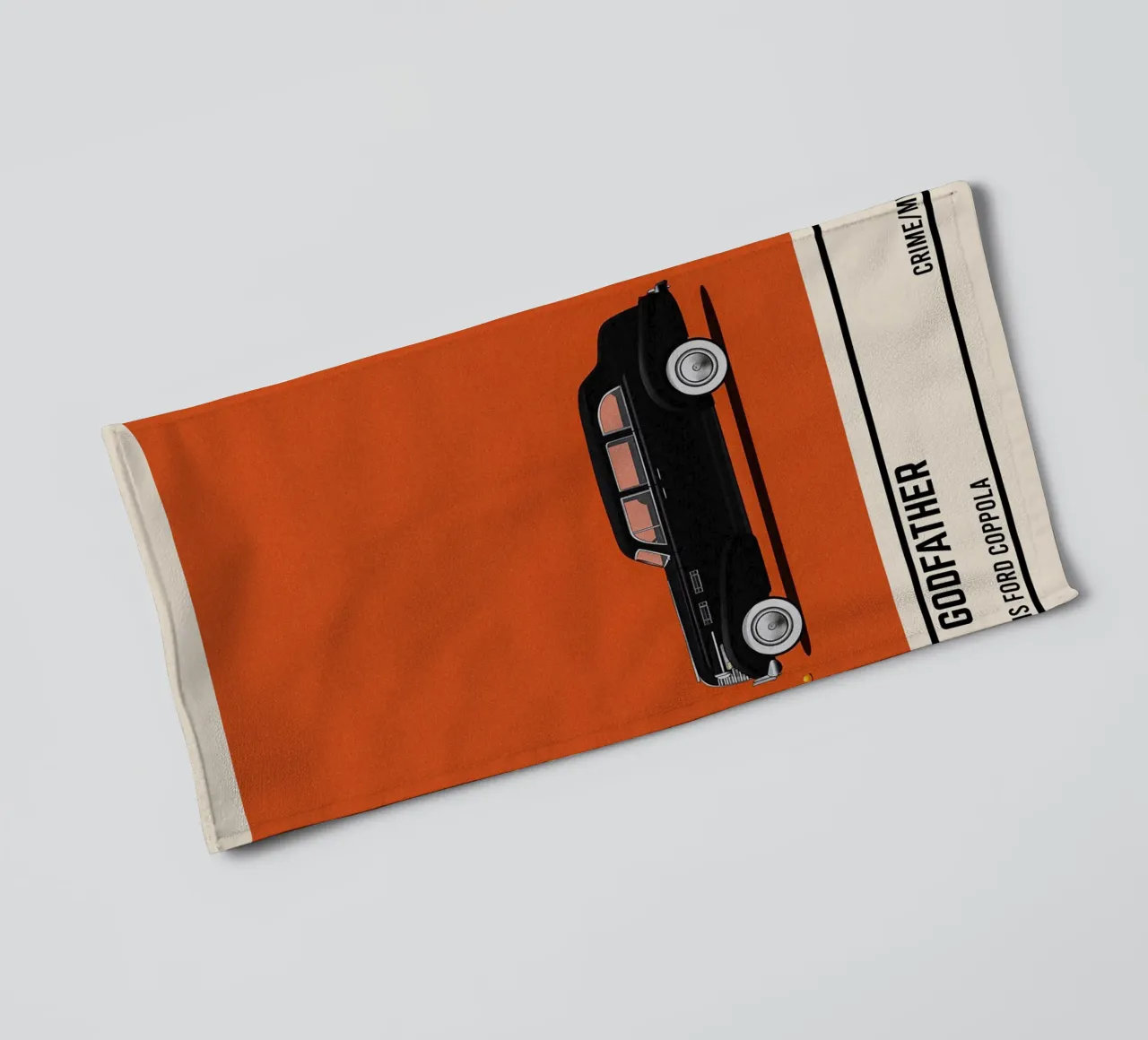The Godfather car movie asciugamano da bagno da TheArtstudio