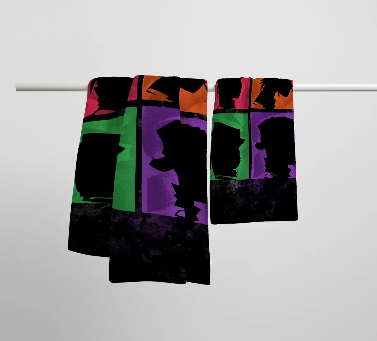Demon Days Profiles asciugamano da bagno da nabakumov