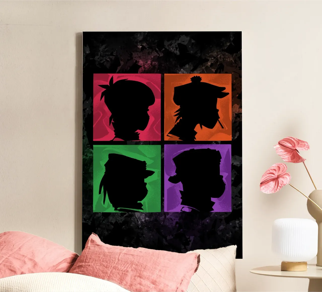 Demon Days Profiles tela con Cornice a cassetta da nabakumov