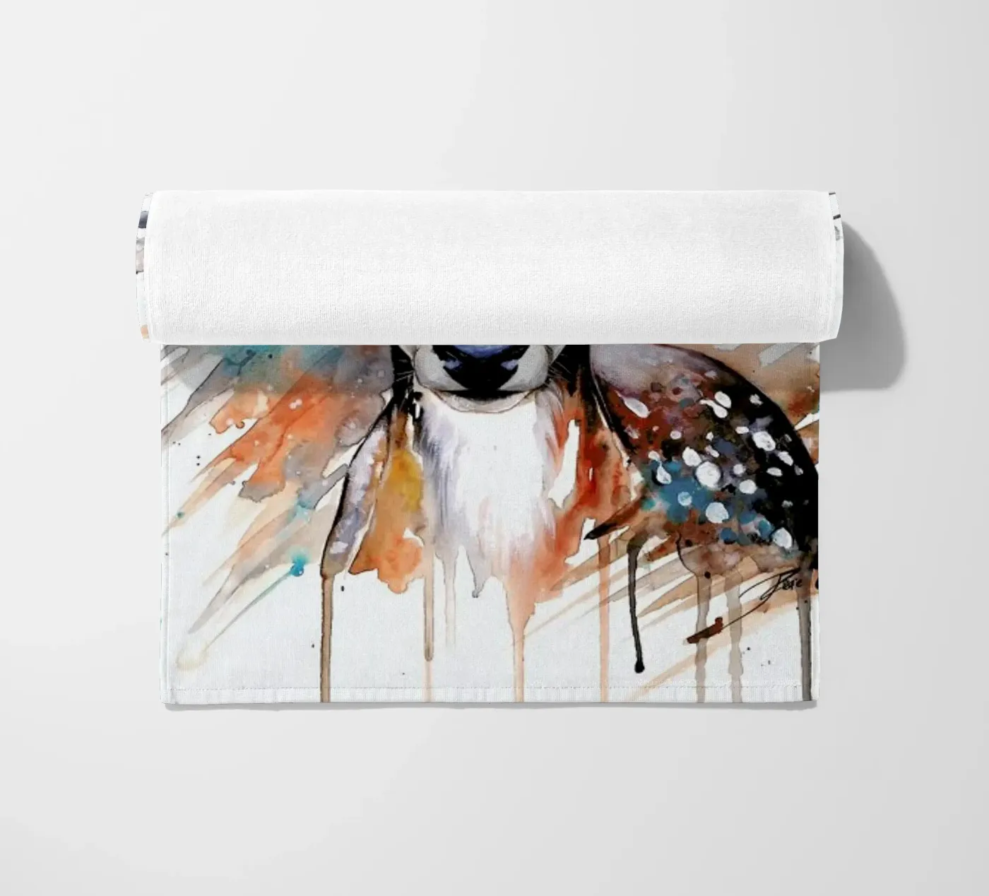 Deer Portrait telo mare da Pixie Cold