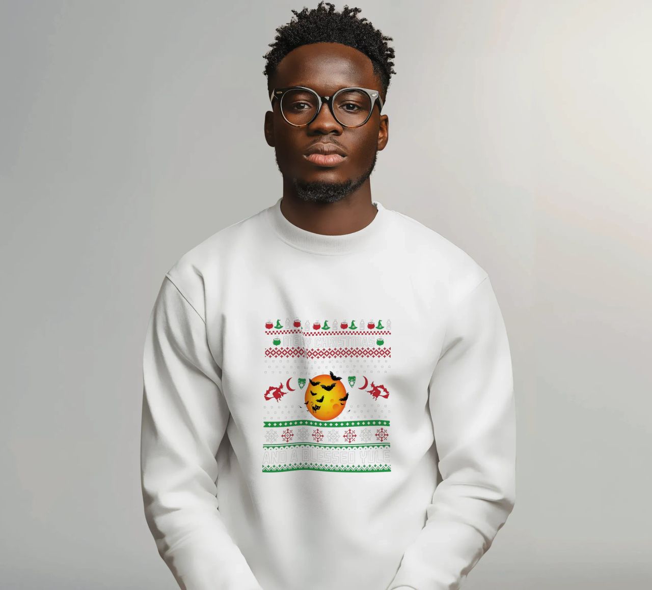 Merry Christmas and a Blessed Yule sudadera de edsonramosart