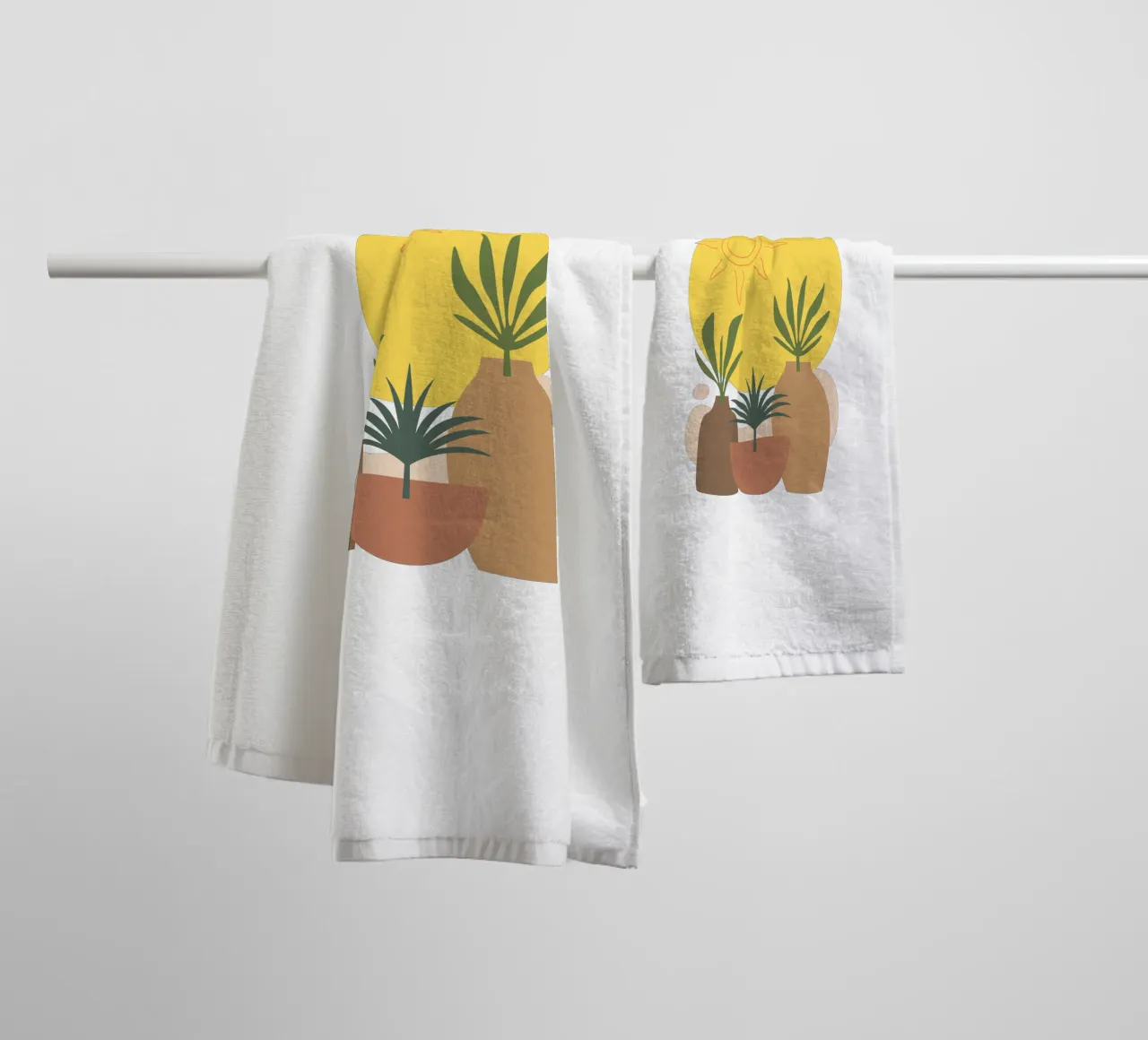 Piante ornamentali minimaliste asciugamano da bagno da YSV MINIMALIST