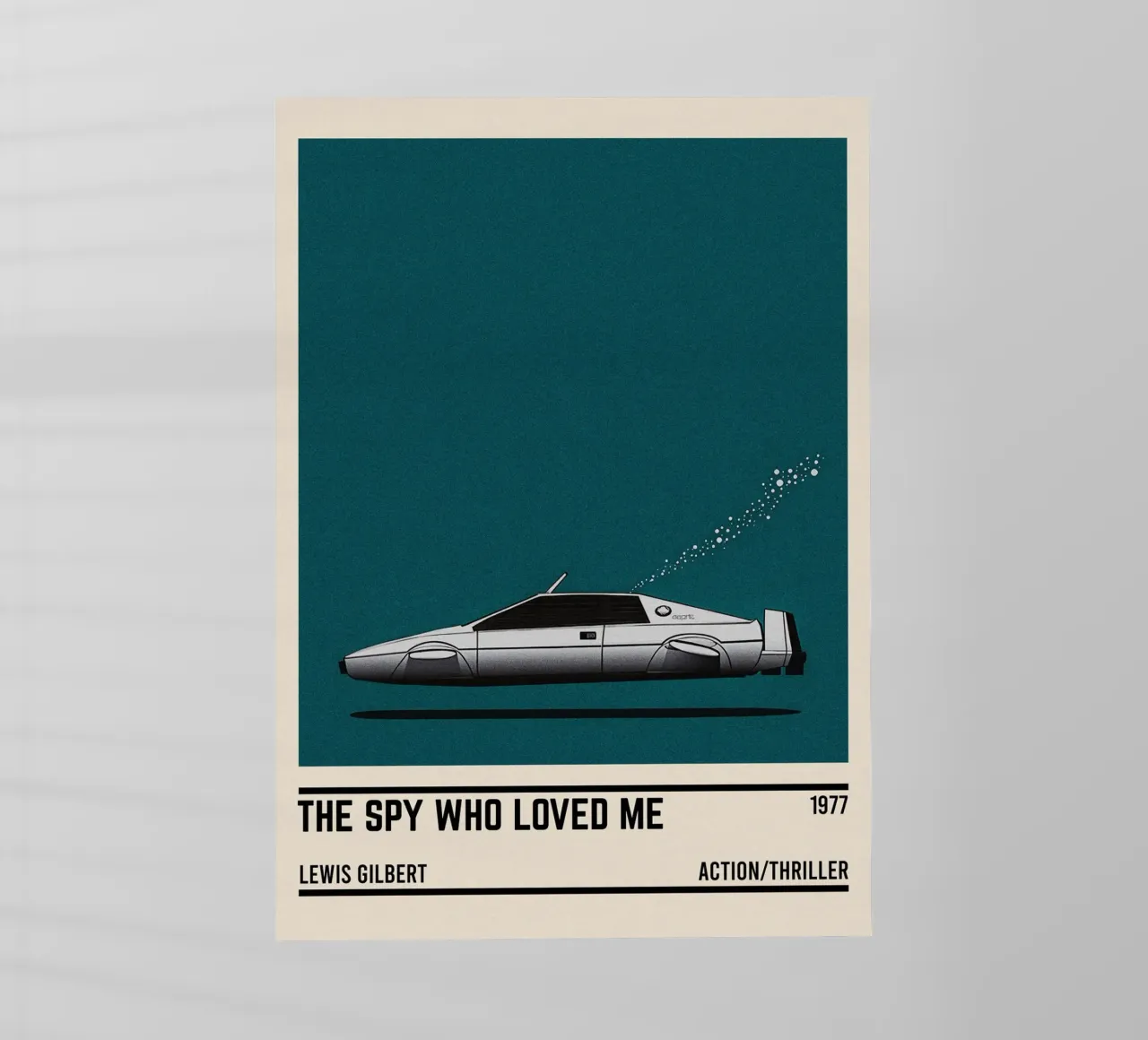 The Spy Who Loved Me car pellicola backlit da TheArtstudio