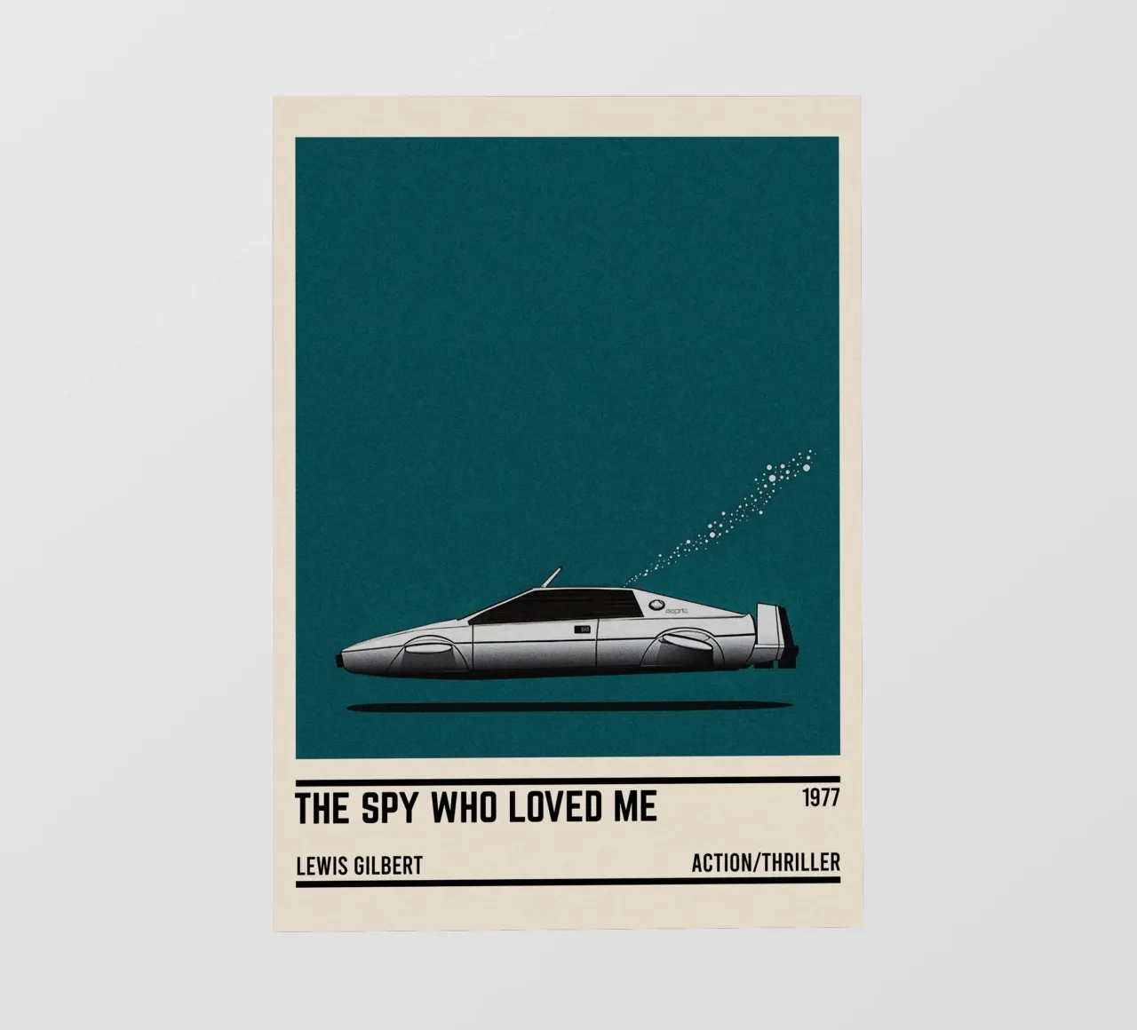 The Spy Who Loved Me car pellicola backlit da TheArtstudio