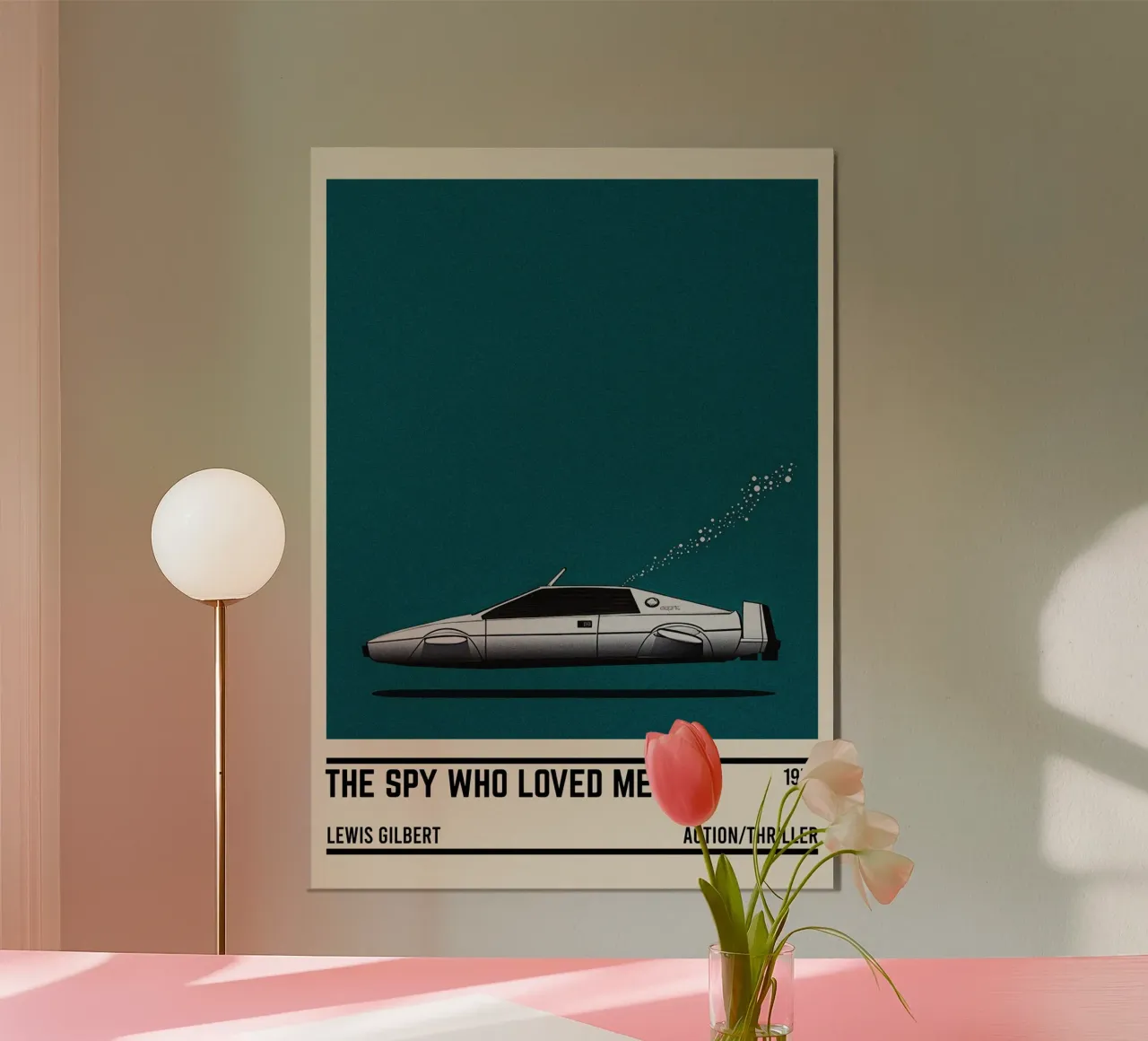 The Spy Who Loved Me car poster by TheArtstudio