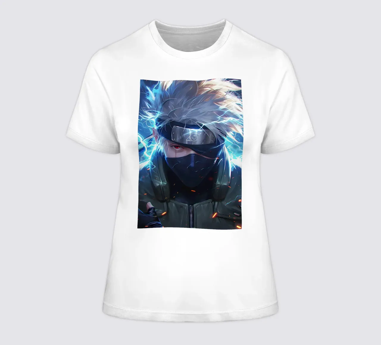 Kakashi Naruto women's fitted t-shirt by CreativeStudio