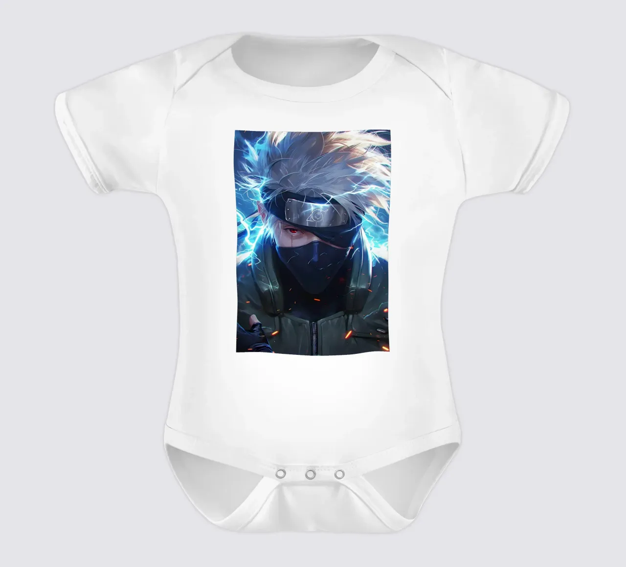 Kakashi Naruto body neonato maniche corte da CreativeStudio