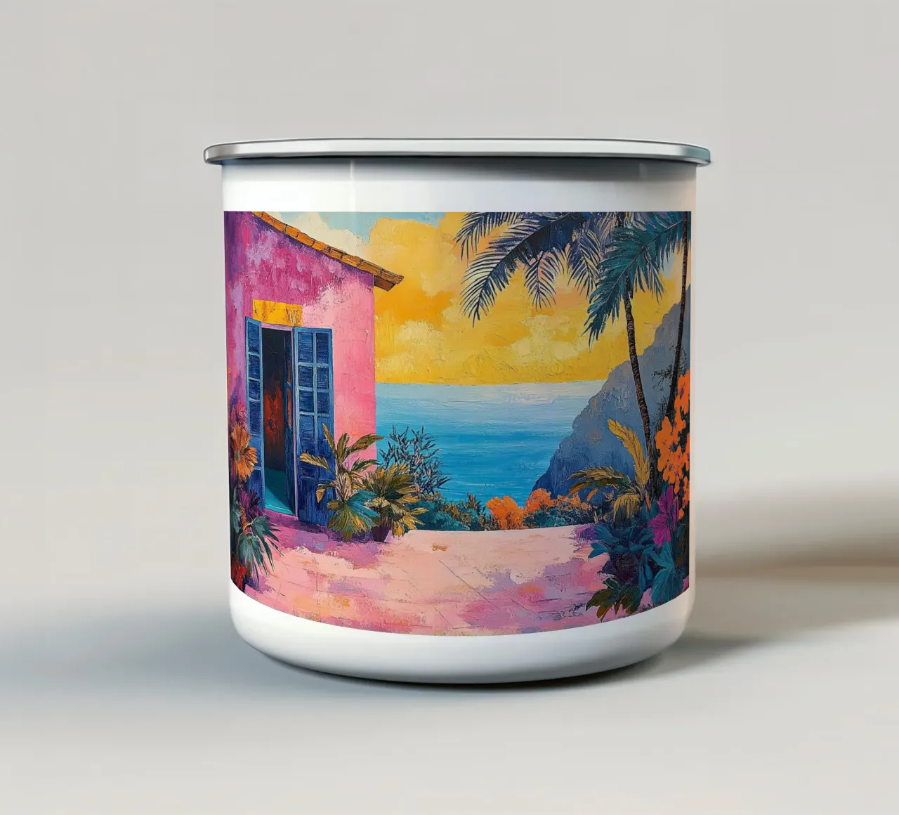 Henri Matisse ha ispirato tazza in smalto da Nikis Art Studio
