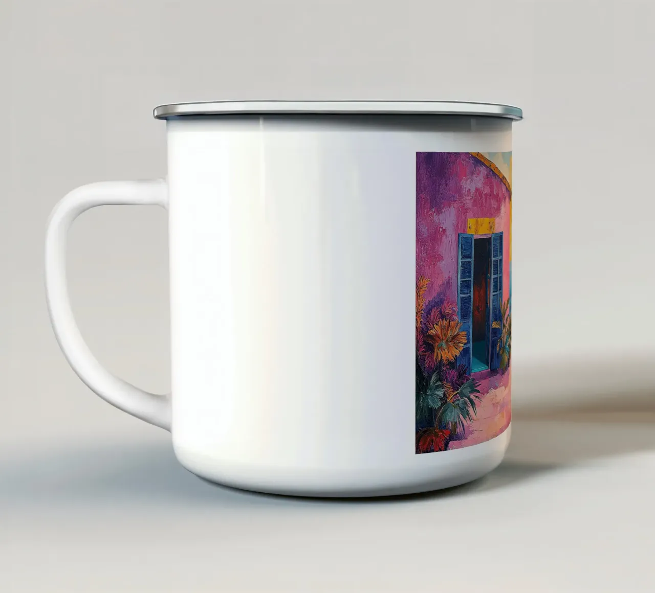 Henri Matisse ha ispirato tazza in smalto da Nikis Art Studio