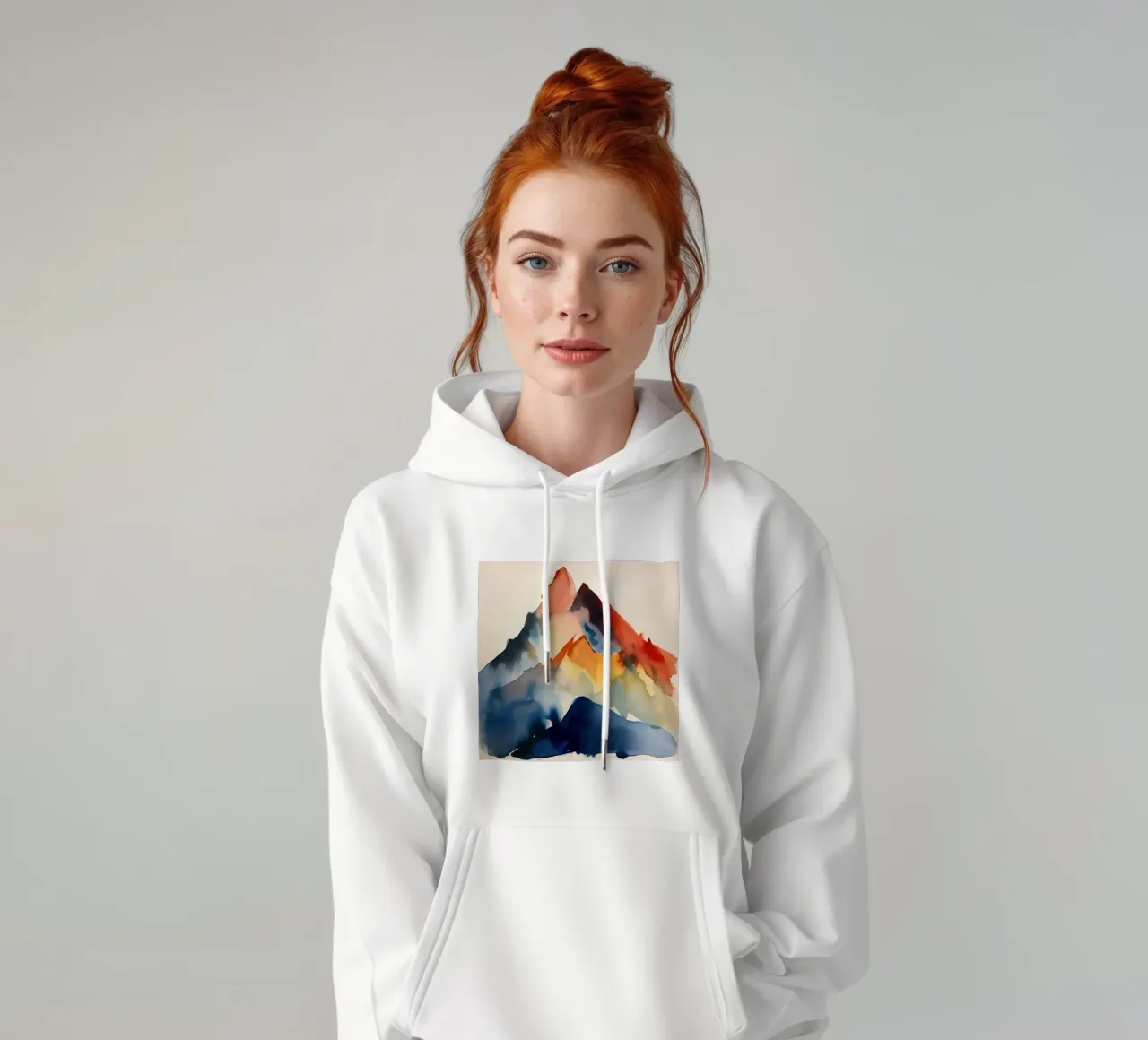 Cime colorate felpa con cappuccio da DaarbyN