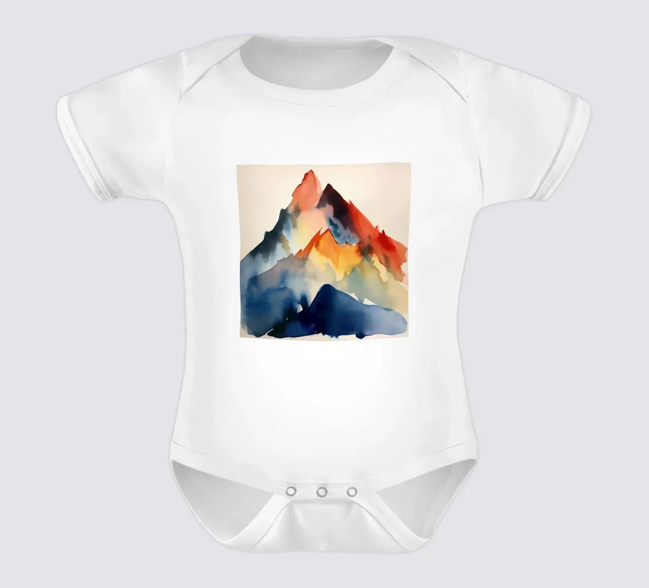 Cime colorate body neonato maniche corte da DaarbyN