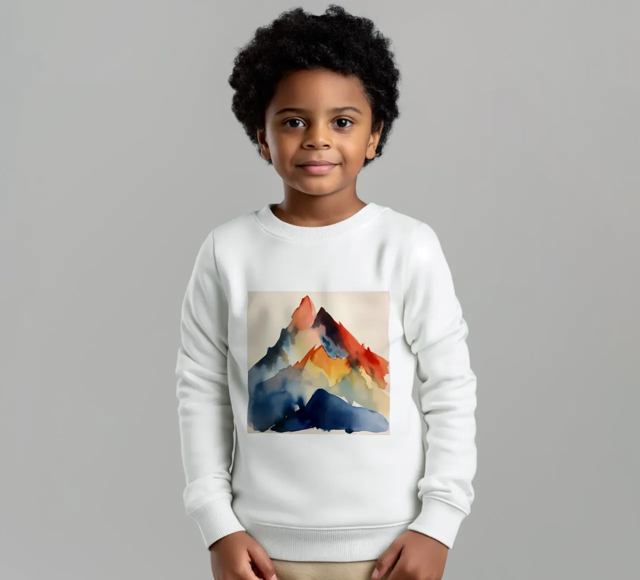 Cime colorate felpa bambino da DaarbyN
