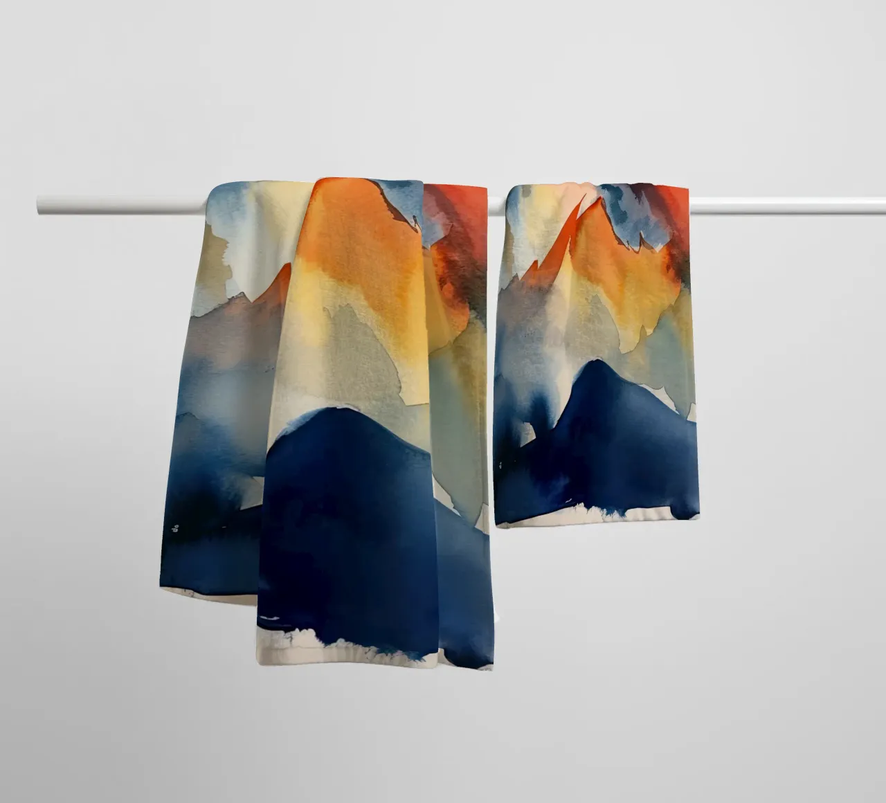 Cime colorate asciugamano da bagno da DaarbyN