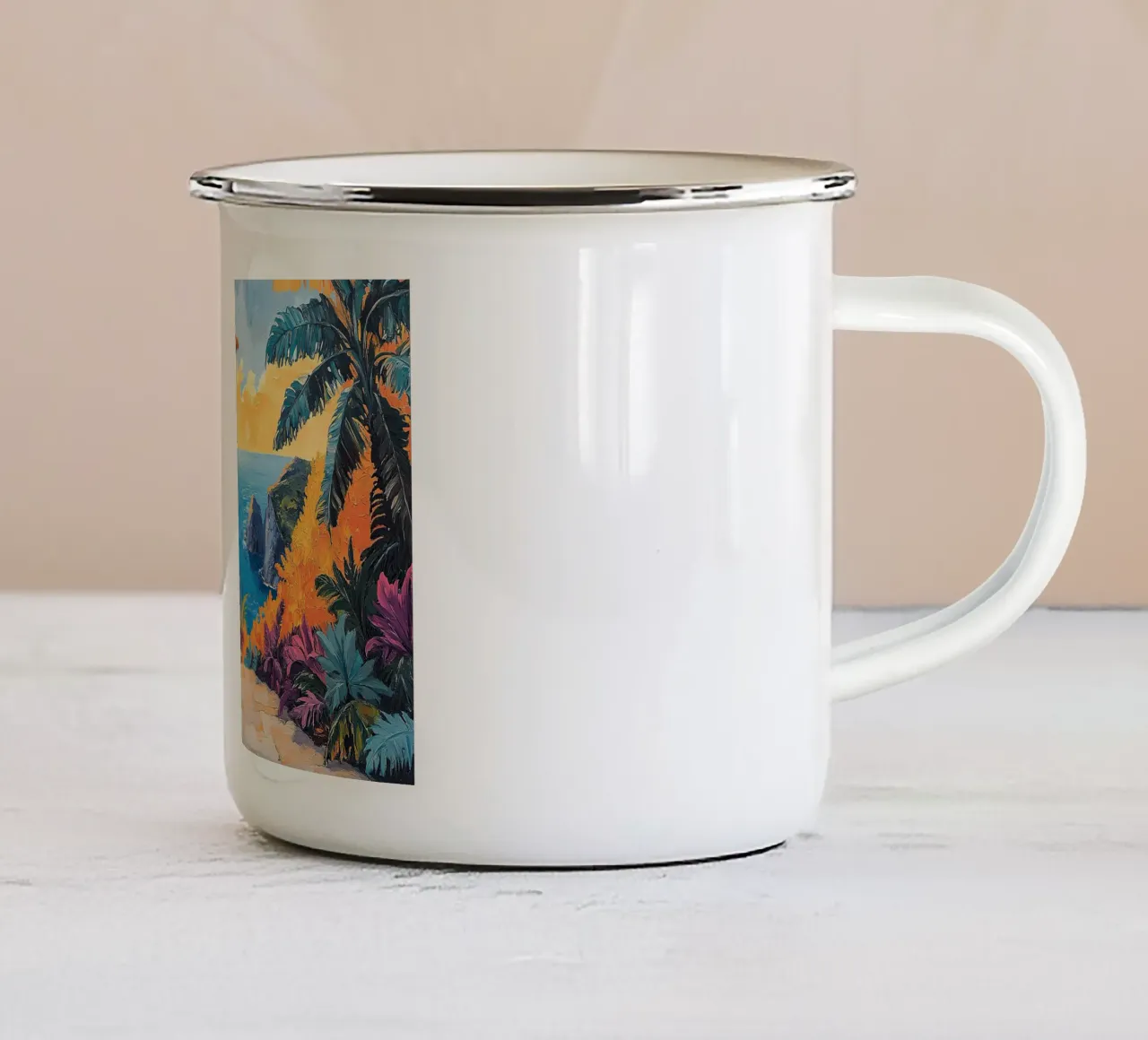 Henri Matisse inspiriert tazza in smalto da Nikis Art Studio