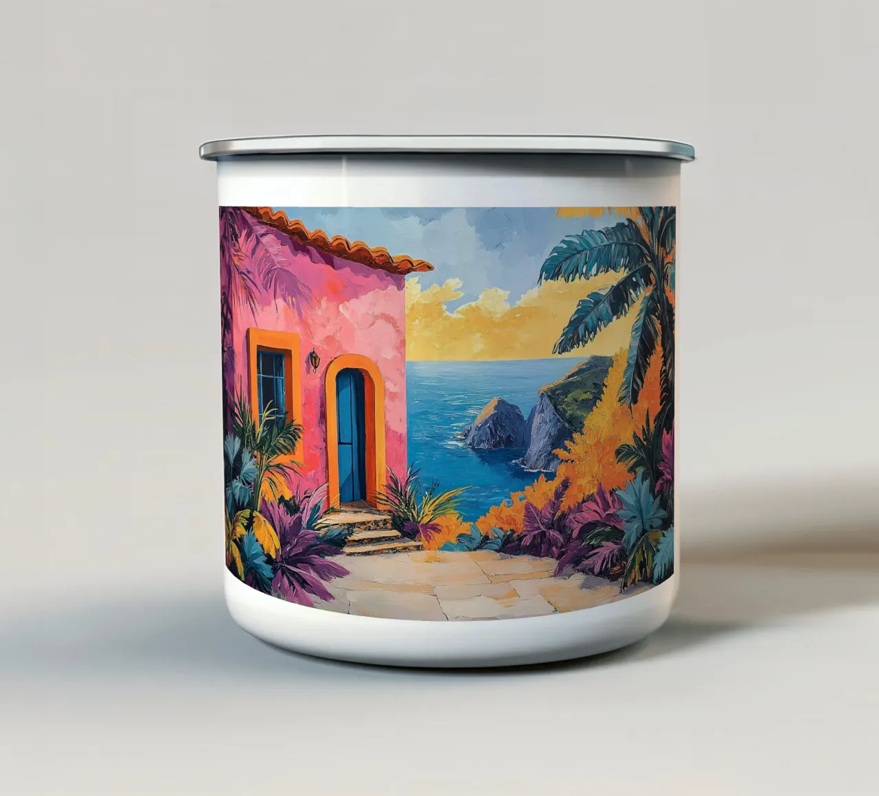 Henri Matisse inspiriert tazza in smalto da Nikis Art Studio