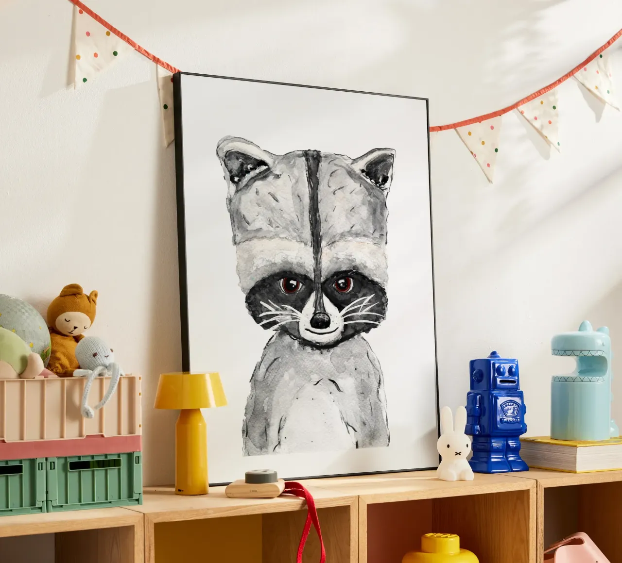 Procione impertinente alluminio dibond da Illustration Raissa Oltmanns