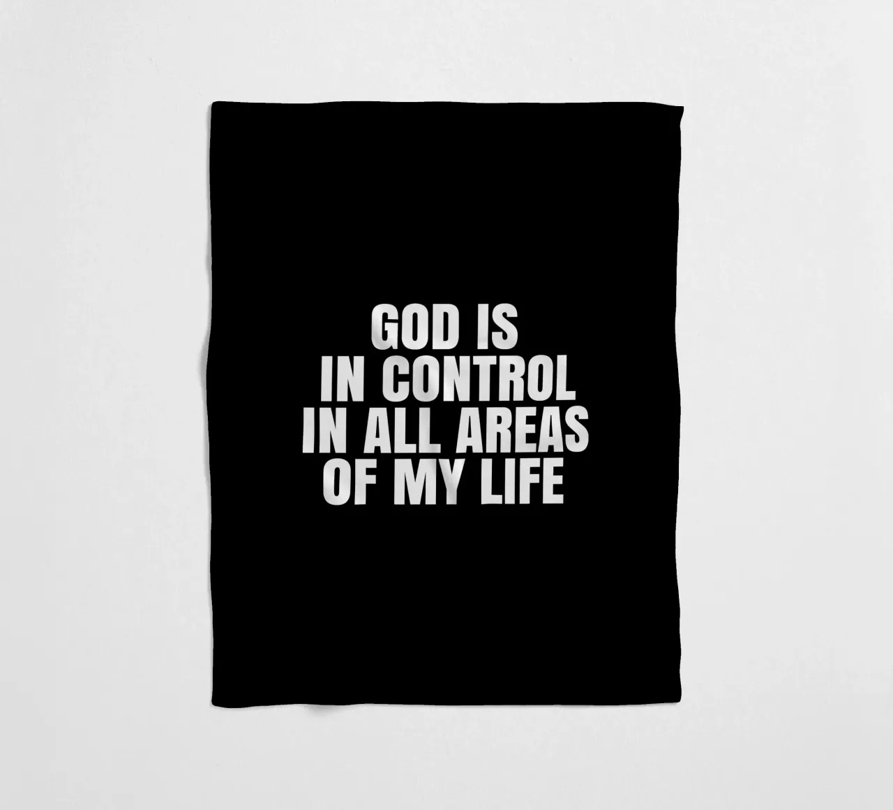 God is in control in all areas of my life coperta in pile da happieeagle