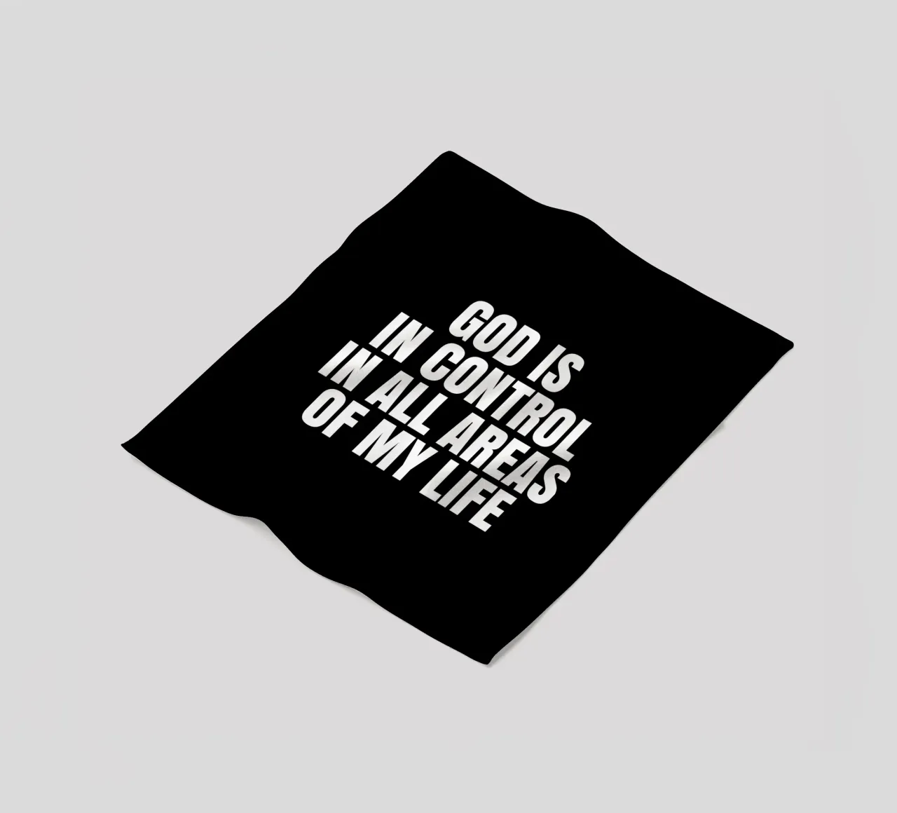 God is in control in all areas of my life coperta in pile da happieeagle
