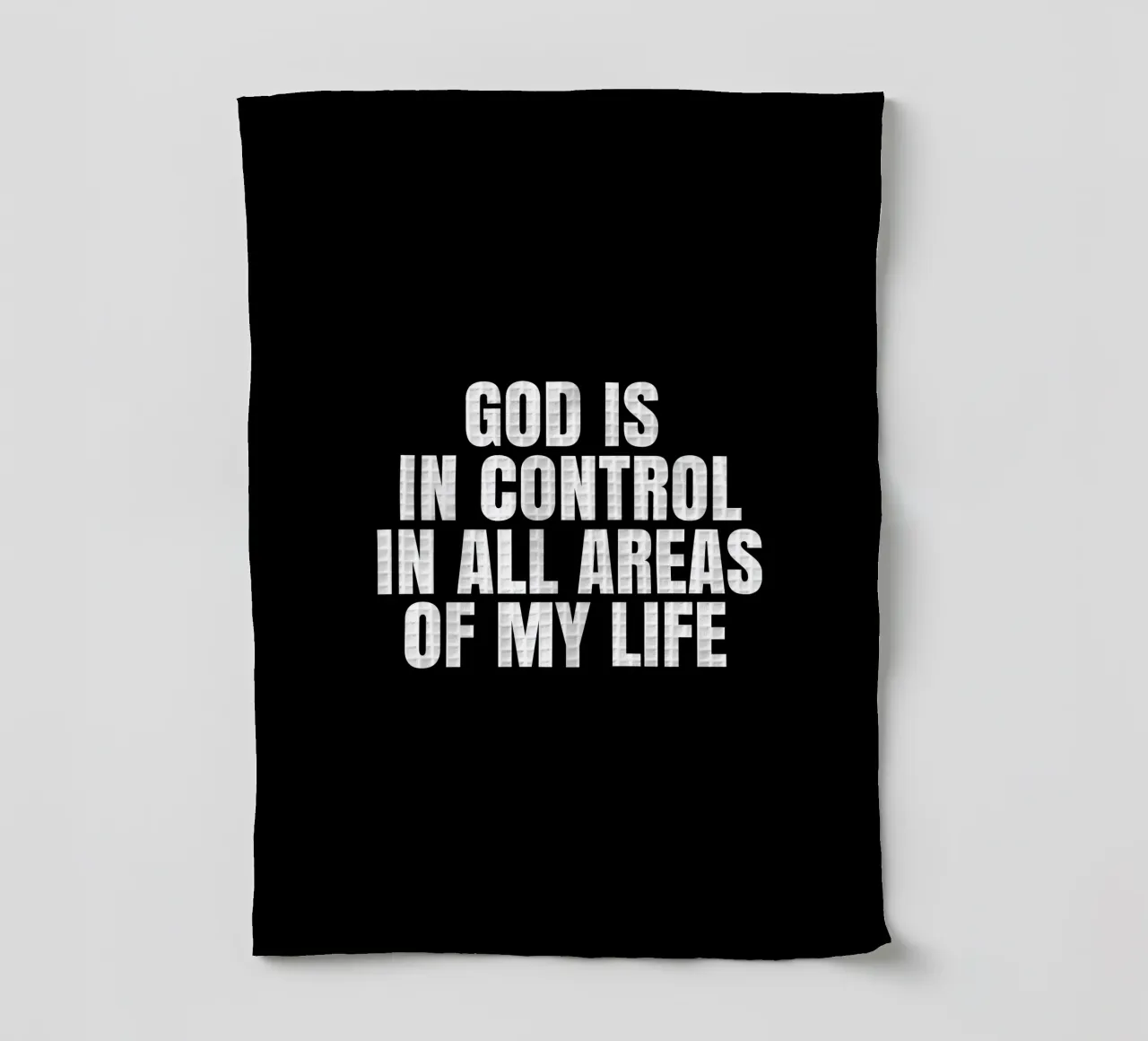 God is in control in all areas of my life canovaccio da cucina da happieeagle