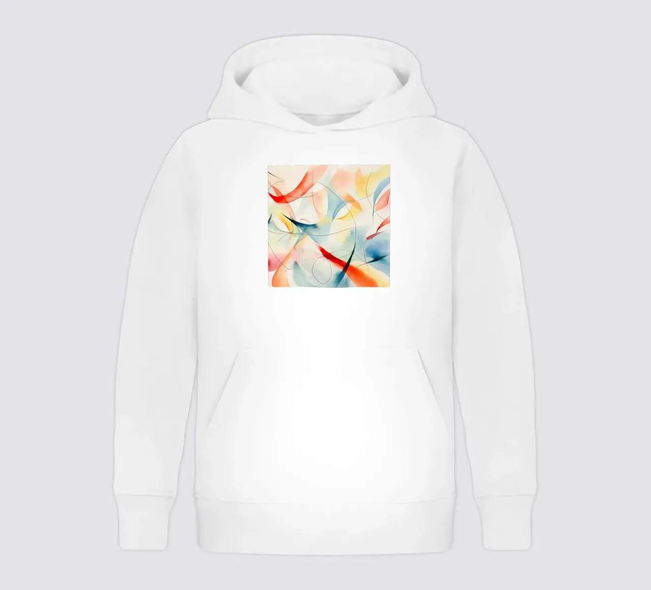 Flusso di colori felpa bambino con cappuccio da DaarbyN