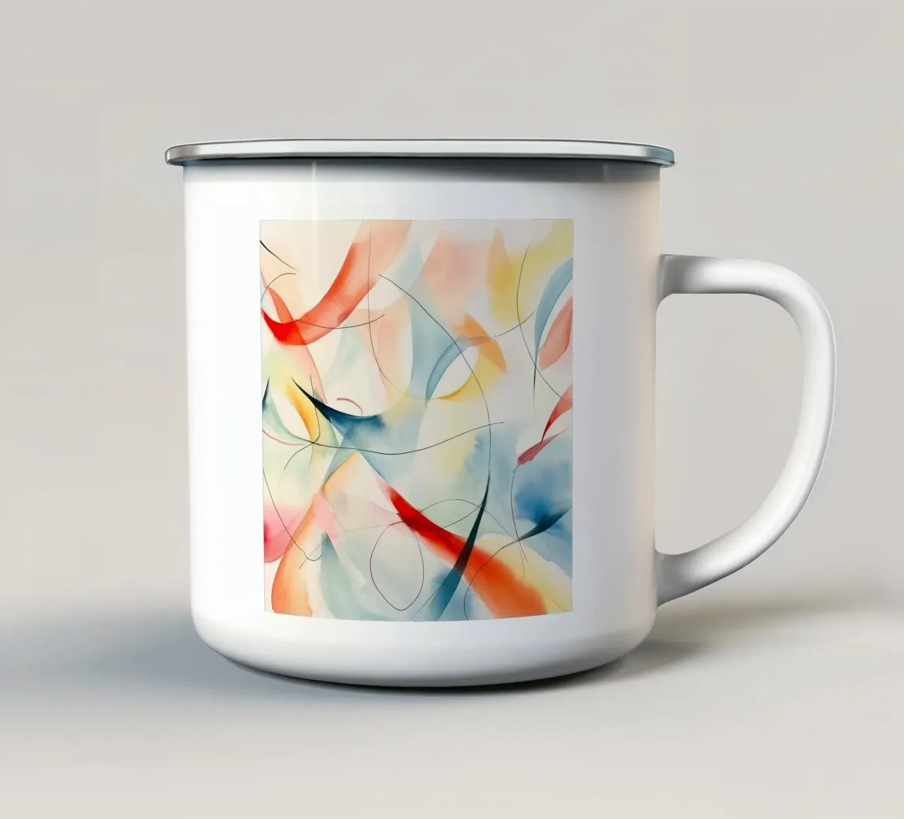 Flusso di colori tazza in smalto da DaarbyN