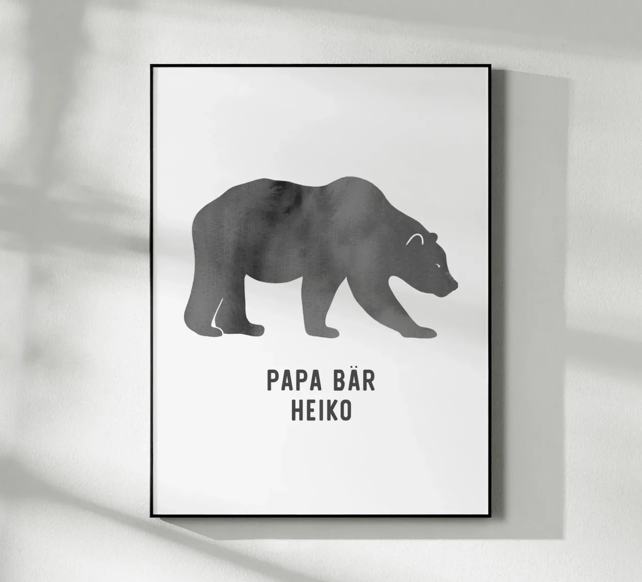 Papa Bär plexiglass da WORTSPIEL